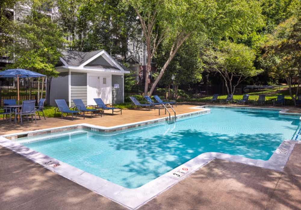 Swimming pool at J Harbor Park at North Point in Reston, Virginia