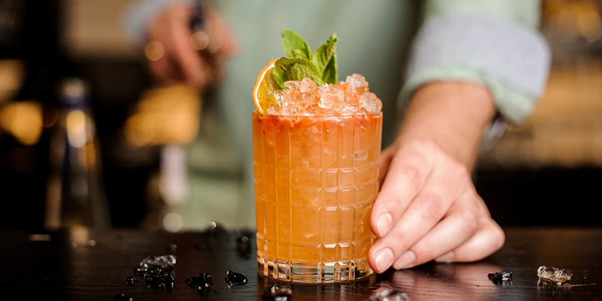 Bloody mary at The Copeland in Austin, Texas