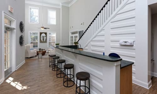 Clubhouse at Worthington Luxury Apartments in Charlotte, NC