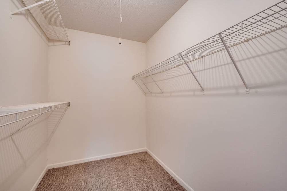 Spacious closets at Carriage Court in Cincinnati, Ohio