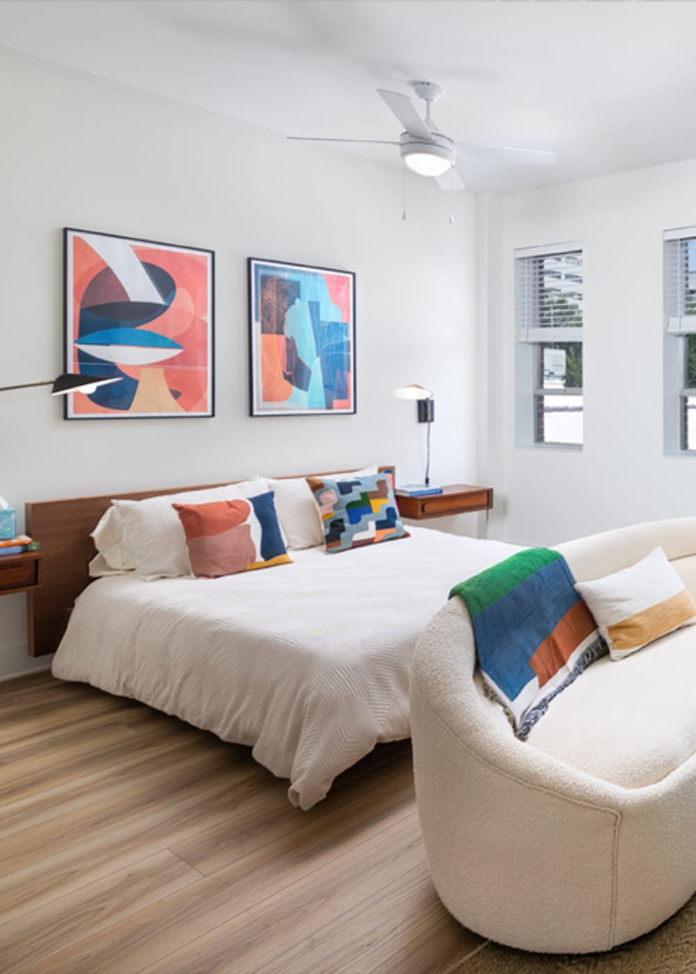 Bedroom at Revival Lofts in Atlanta, Georgia