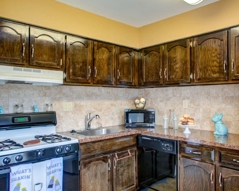 Kitchen at Timber Ridge in Lindenwold, New Jersey