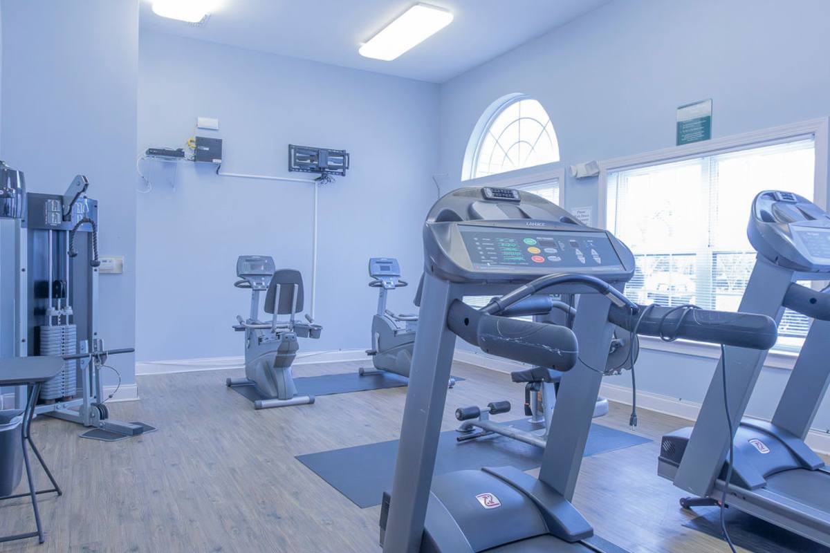 Fitness center at Ashton Walk in Forest Park, Georgia