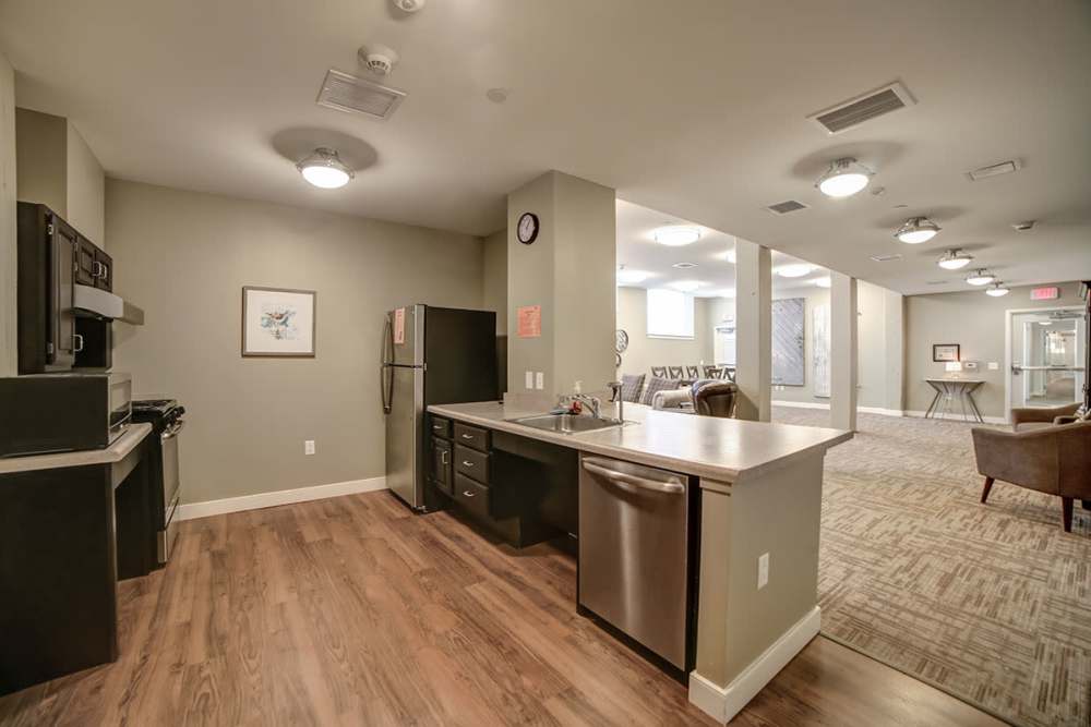 Community kitchen at Kreider Commons in Lebanon. PA