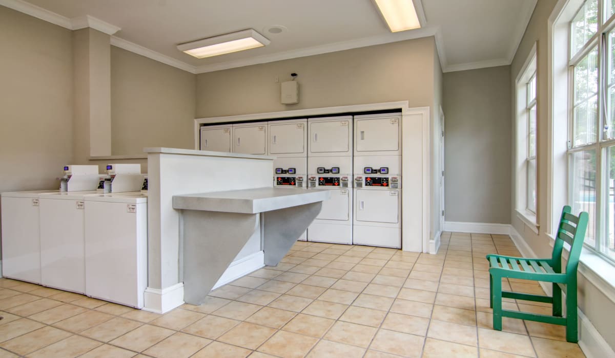 Laundry facility at Alta Mill Apartments, Austell, Georgia