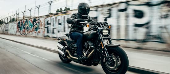 Motorcycle storage at Placer Self Storage in Rocklin, California. 