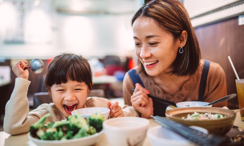 Resident and her daughter at Aldingbrooke in West Bloomfield, Michigan