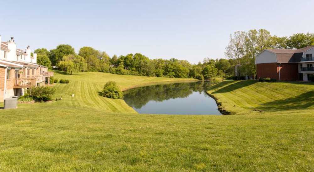 Lake near Village Green Apartments in Chesterfield, Missouri