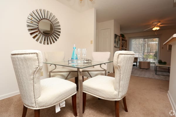 Dining room at Rutland Place in Macon, Georgia