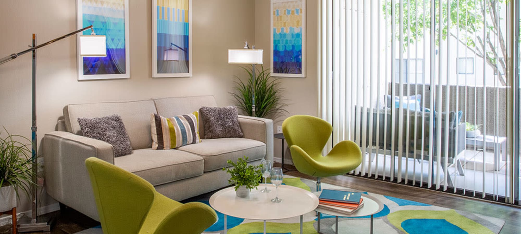 Model apartment at Ascent at Papago Park, Phoenix, Arizona