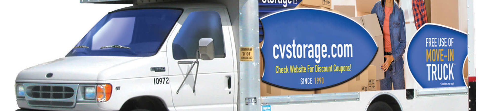 Moving truck available at Castro Valley Hayward Storage LLC in Castro Valley, California