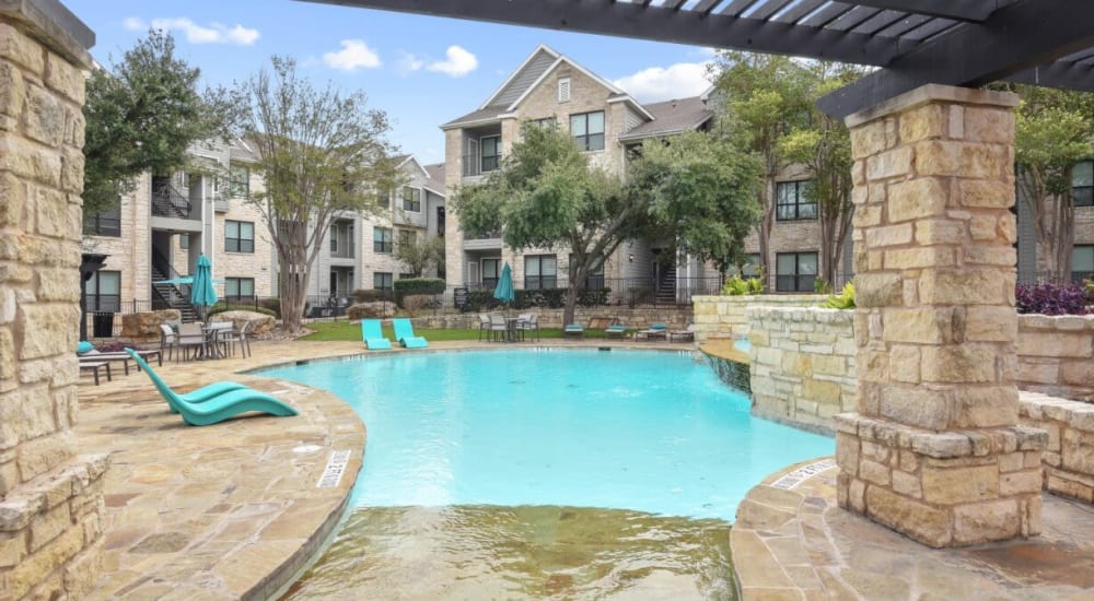 Pool area at The Wayman in Austin, Texas