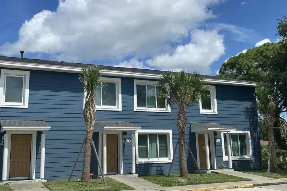 Apartment exterior at Pineda Village in Cocoa, Florida