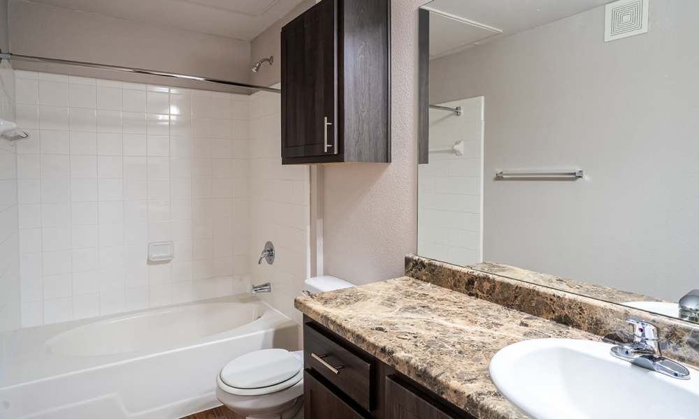 Bathroom at Sunset Lodge in Odessa,Texas