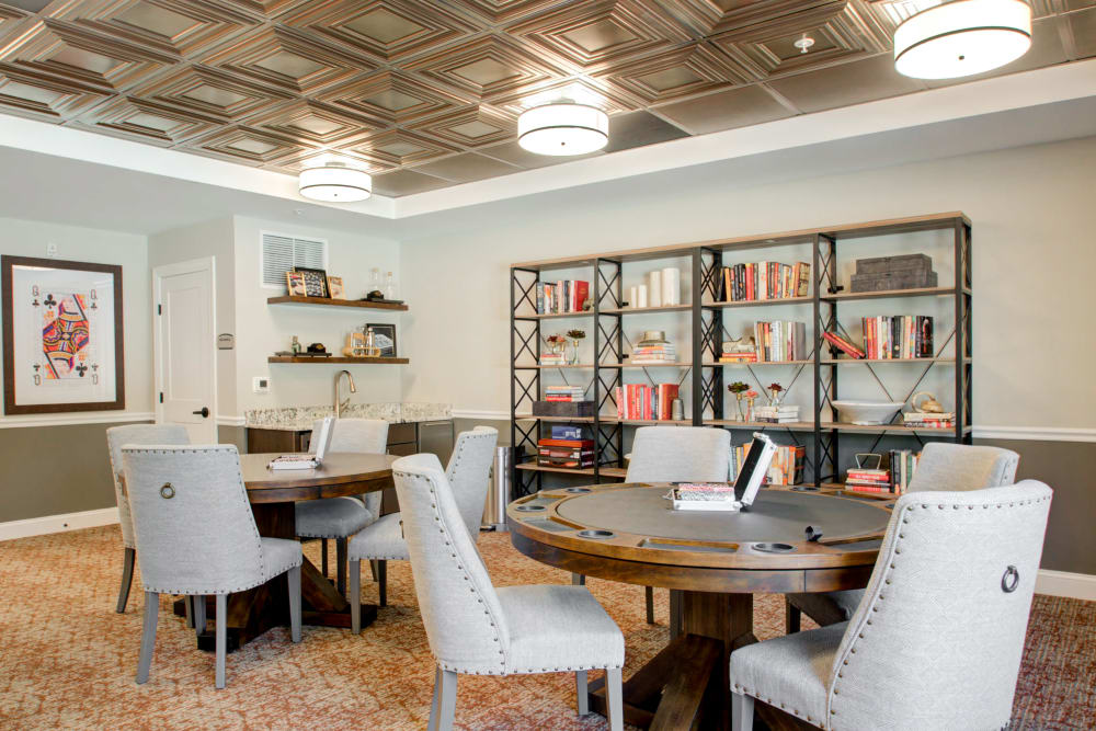 A dining room at Mercer Hill at Doylestown in Doylestown, Pennsylvania.