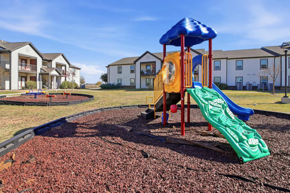 Kids play area at Glenn Park in San Angelo, Texas