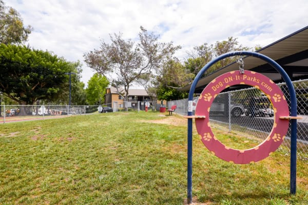 Resident dog park at Presidio at Rancho Del Oro