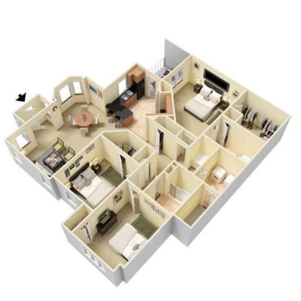 Luxury Studio, 1, 2 & 3 Bedroom Apartments for Rent in ...
