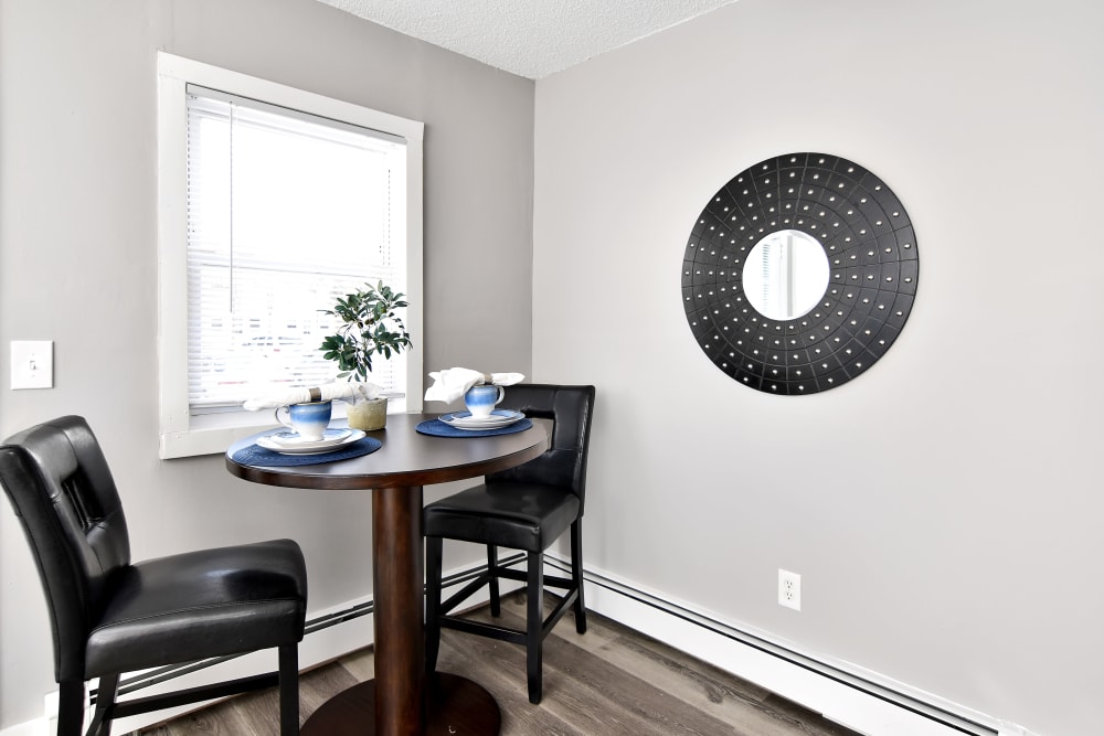 Dining area at Encore 99 in East Haven, Connecticut