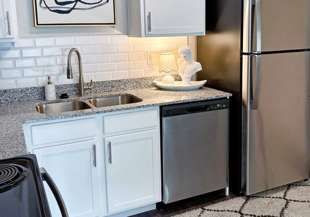 Modern Kitchenat Carroll at Cane Ridge Apartments in Antioch, Tennessee