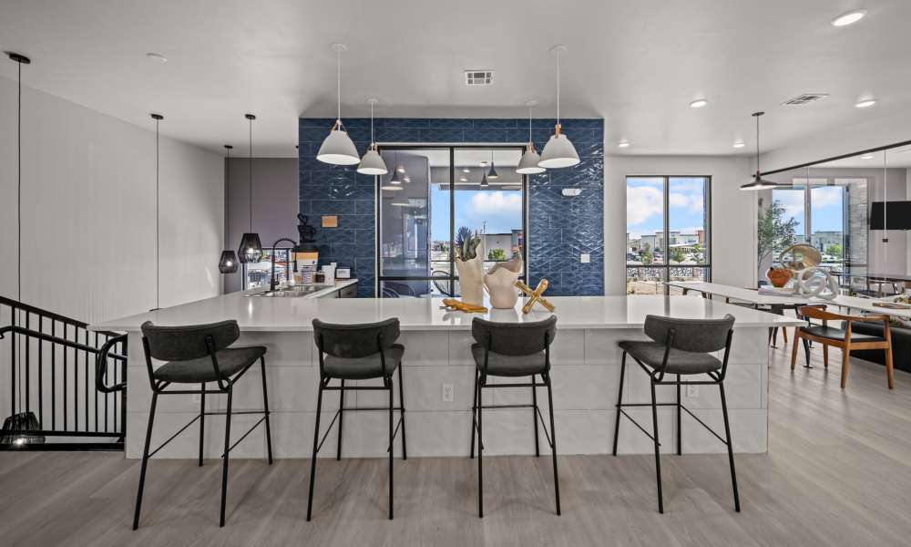 Clubhouse with chairs at Retreat at Eastlake in El Paso, Texas