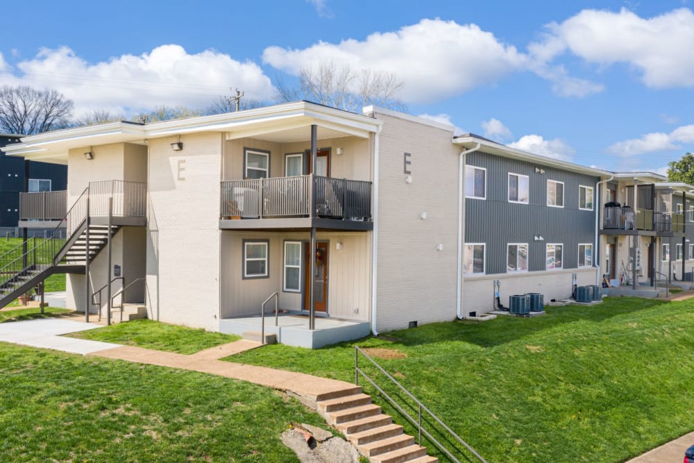 Quality balcony at Gibson Creek Apartments in Madison, Tennessee