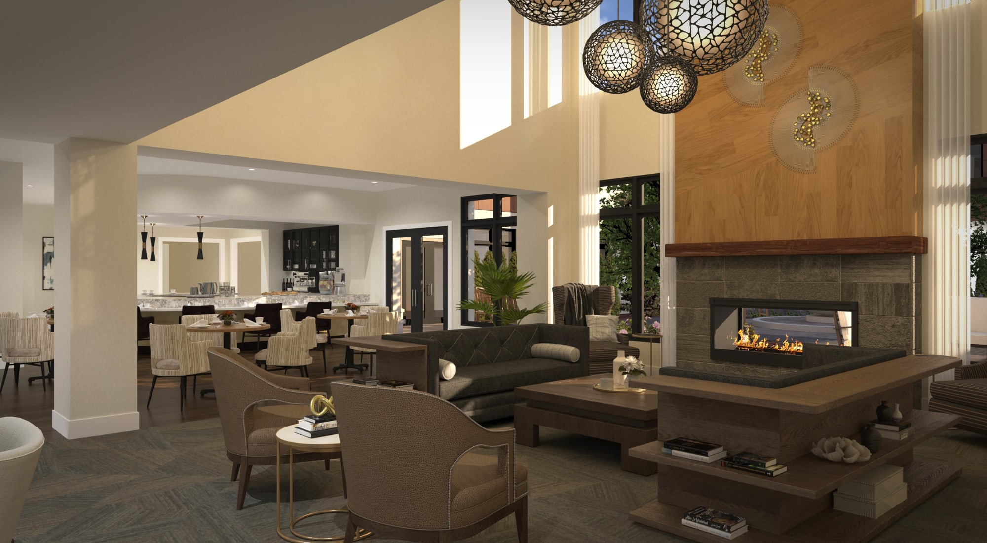 Lounge area at Maplewood at Princeton