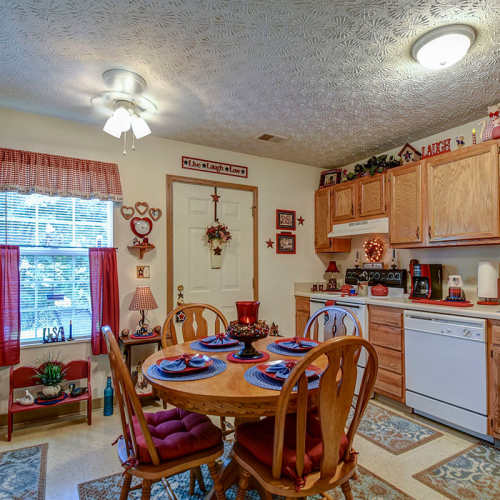 Beautiful kitchen at Canterbury Place in Elkins, West Virginia