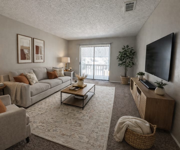 Interior of a modern apartment home at Amelia Apartments and Townhomes in Valdosta, Georgia 
