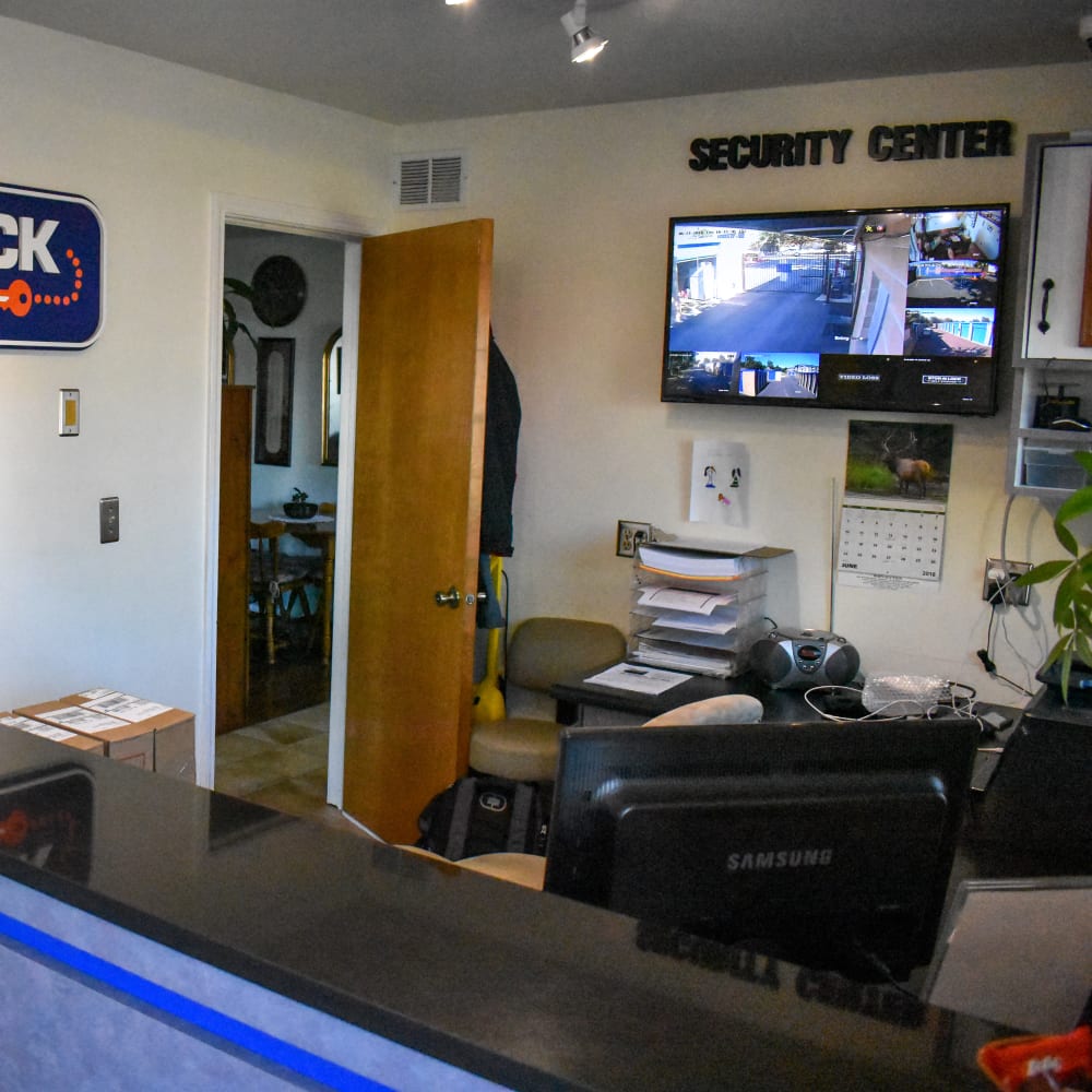 Inside the welcoming office at STOR-N-LOCK Self Storage in Boise, Idaho