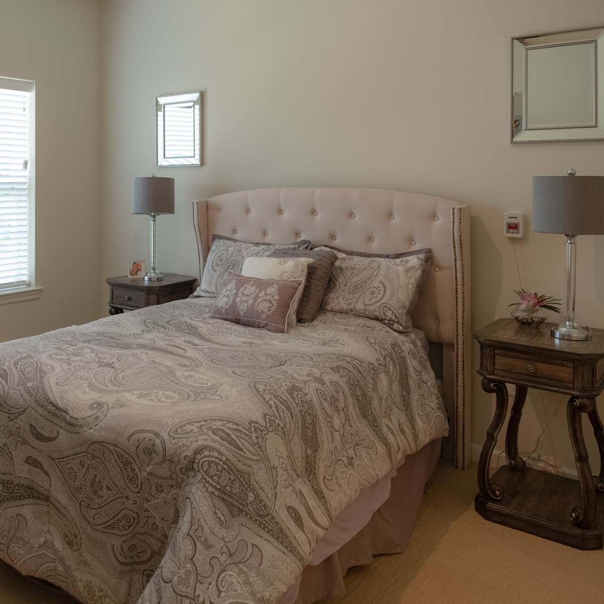Cozy bedrooms at Harmony at Hershey in Hershey, Pennsylvania