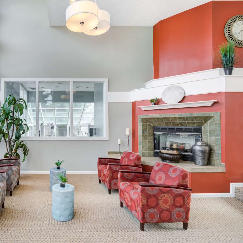 Community clubhouse at Chase Heritage in Sterling, Virginia