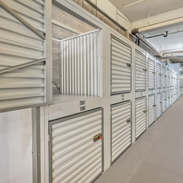 Inside a locker self storage unit at StorQuest Self Storage in Honolulu, Hawaii