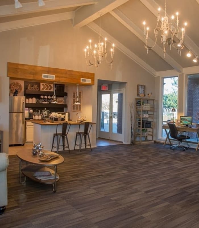 Resident clubhouse at Tammaron Village Apartments in Oklahoma City, Oklahoma