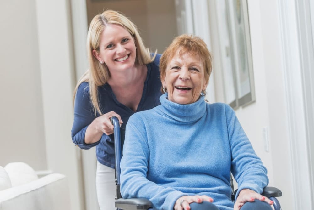 Room to maneuver mobility devices in resident apartments at Arbor View in Burlington, Wisconsin.
