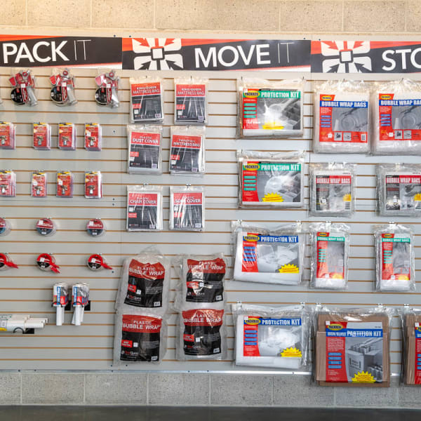Packing supplies at StorQuest Self Storage in Walnut Creek, California