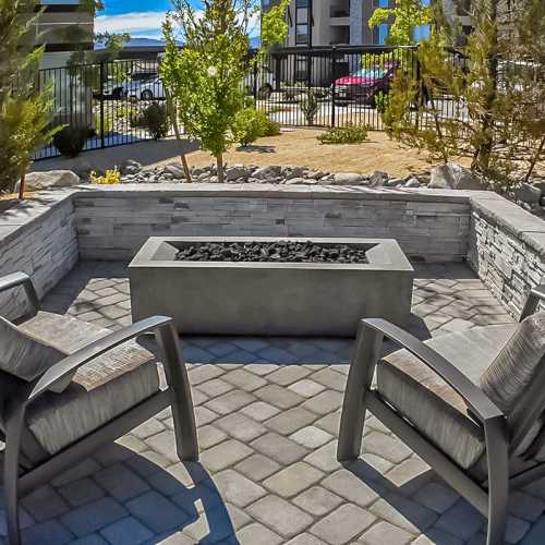 Lush leaves on a plant at Sierra Vista Apartments in Reno, Nevada