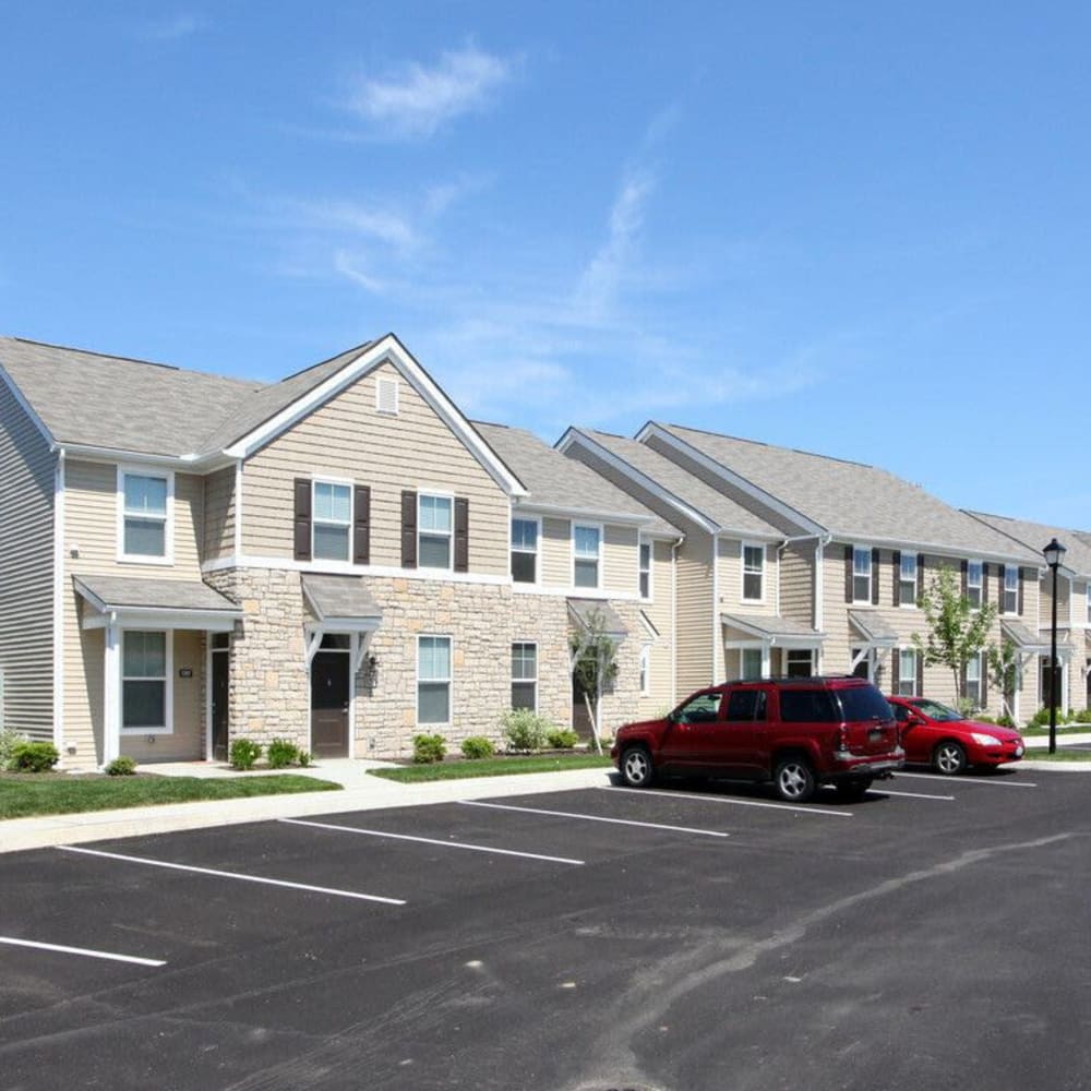 Parking area at Lancaster Midtown, Lancaster, Ohio