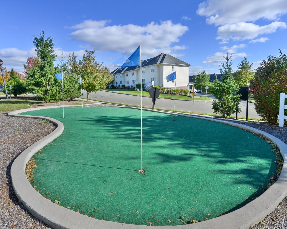 Mews at Annandale Townhomes offers a putting green in Annandale, NJ