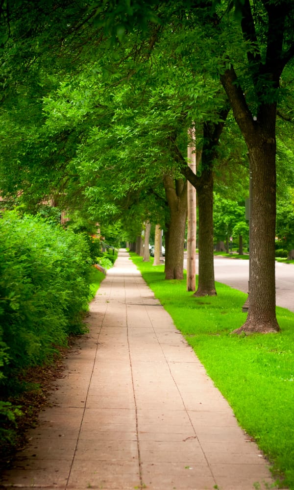 Nature walk outdoors at Seven Hills Senior Living