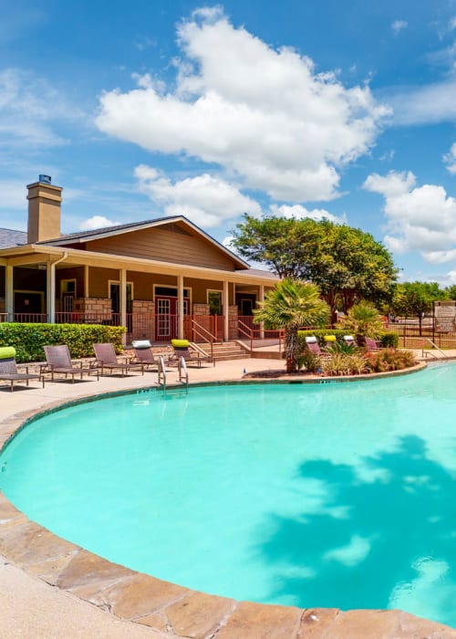 Rendering of residents swimming pool at Brynwood in San Antonio, Texas