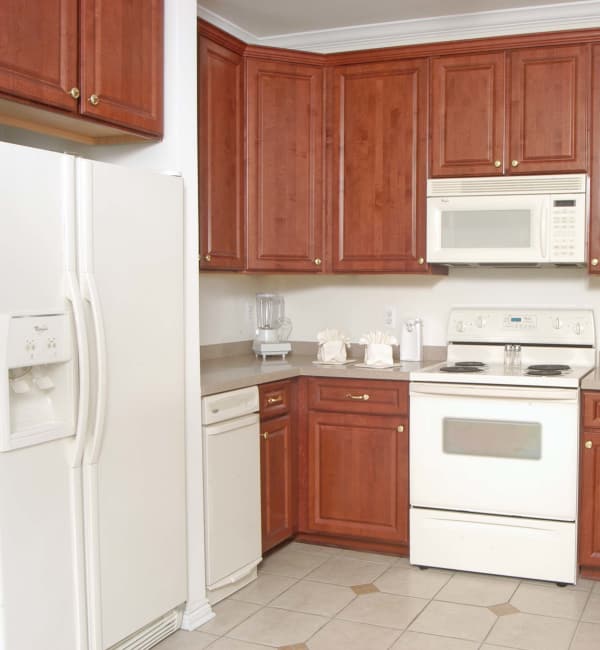 Modern kitchen at CiderMill Village