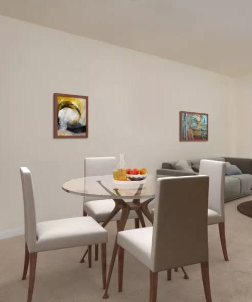 Dining area at Monarch Mills in Columbia, Maryland