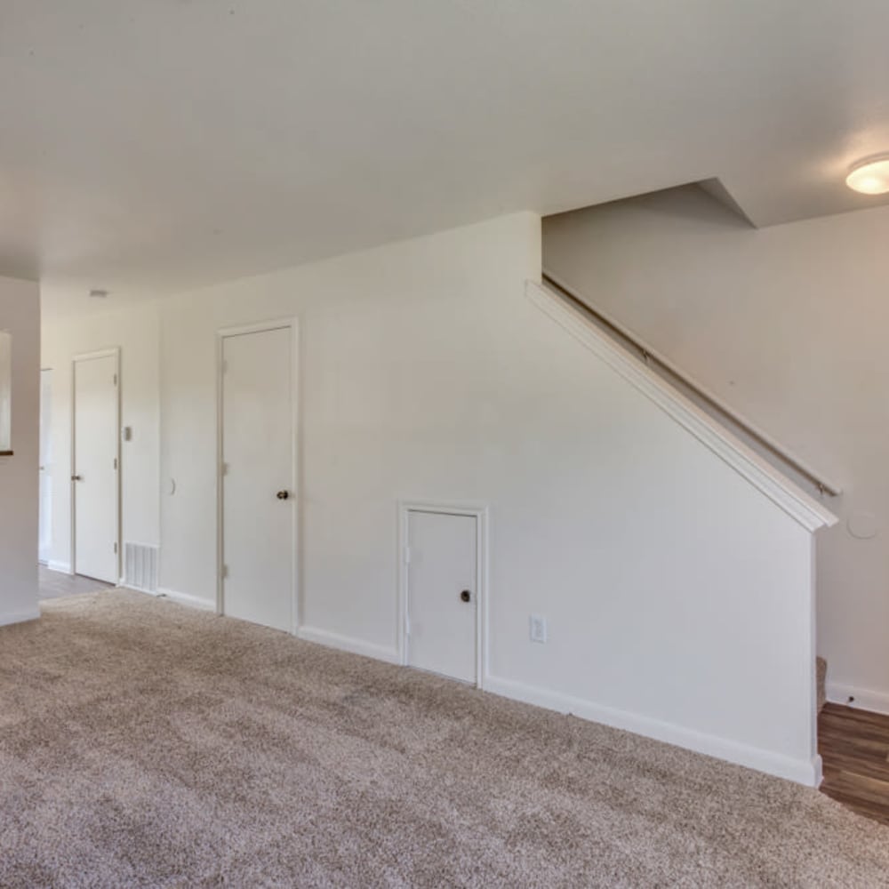 Living Room at Bull Run Townhomes in Fort Collins, Colorado