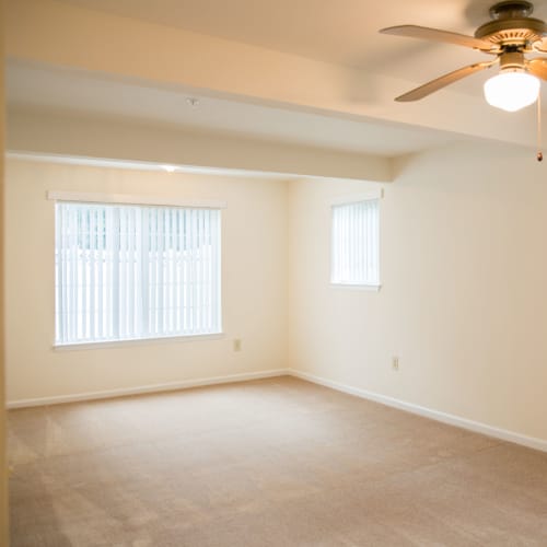 A cozy living space at Dahlgren Townhomes in Dahlgren, Virginia