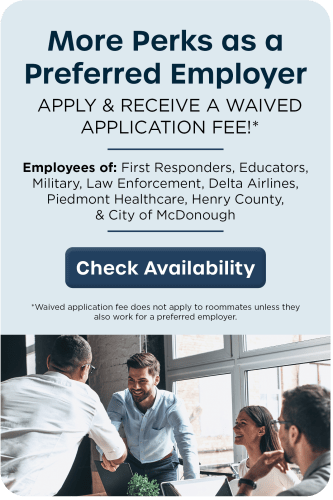 Preferred Employer graphic at Estates at McDonough Apartment Homes in McDonough, Georgia