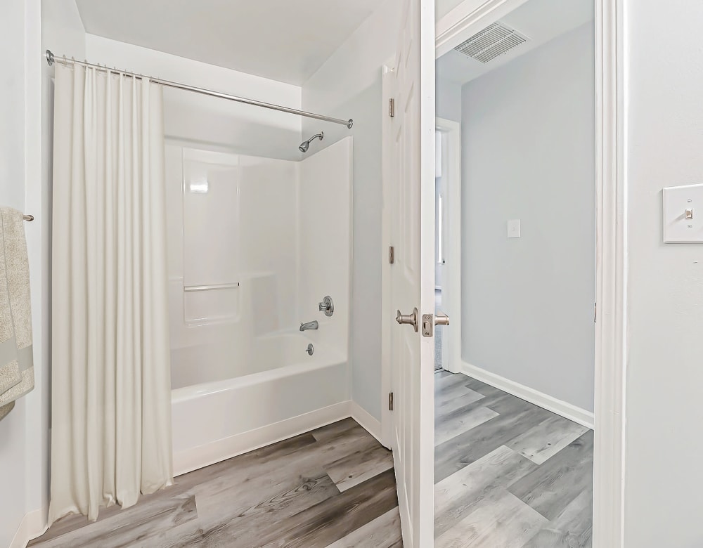 Our Modern Apartments in East Haven, Connecticut showcase a Bathroom