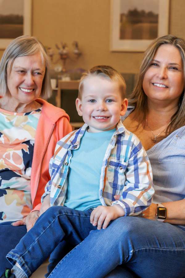 Grandma and grandson