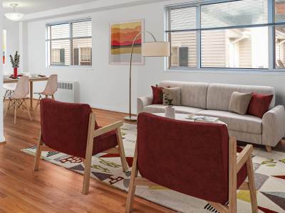 View floor plans at Bradley View Apartments in Chevy Chase, Maryland