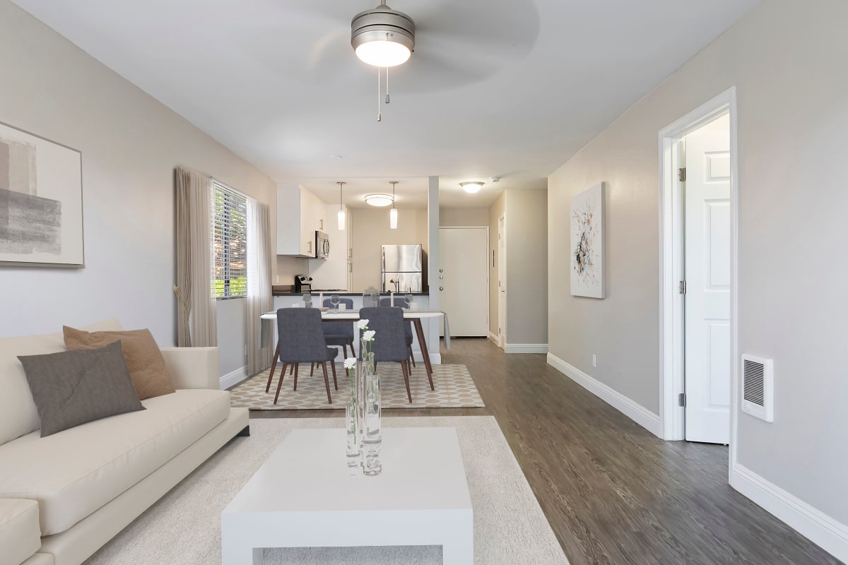 Open floor plan apartment at The Avenue at Carlsbad in Carlsbad, California